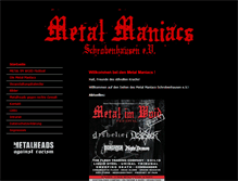 Tablet Screenshot of metalmaniacs-sob.de